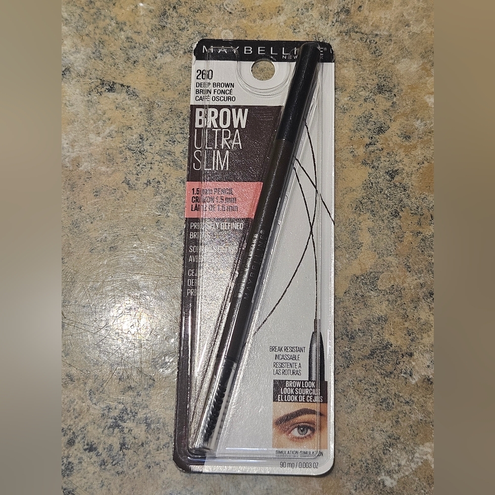 Maybelline Brow Ultra Slim Pencil - Deep Brown